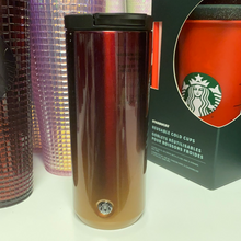 Cargar imagen en el visor de la galería, Starbucks 2020 Holiday Starbucks Red Stainless-Steel Tumbler - 12 fl oz

