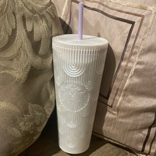이미지를 갤러리 뷰어에 로드 , Starbucks 2023 Spring Siren Shell Plastic Cold Cup (24 oz.)
