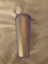 画像をギャラリービューアに読み込む, Starbucks 2022 2022 Spring Starbucks Iridescent Unicorn Grid Venti Tumbler 24oz
