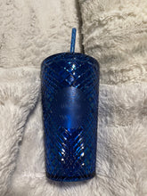 이미지를 갤러리 뷰어에 로드 , NEW Starbucks Holiday 2022 Limited Azure Blue Tumbler Grande 16 oz (NEW 2022)

