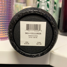 이미지를 갤러리 뷰어에 로드 , Starbucks 2022 Black Ice Textured Shimmer Stainless Steel Tumbler Hot Cup Vacuum Insulated 12oz Tall

