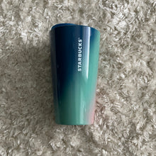 Cargar imagen en el visor de la galería, Starbucks 2021 Summer Starbucks Ceramic Double Wall Rainbow Ombre 12oz Tumbler 2021
