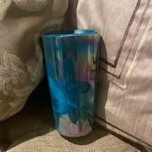 गैलरी व्यूवर में इमेज लोड करें, Starbucks 2023 Teal Blue Iridescent Siren Mermaid Ceramic 12oz Travel Tumbler
