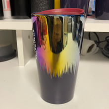 이미지를 갤러리 뷰어에 로드 , Starbucks 2020 Holiday Starbucks Navy Iridescent Ceramic Double Wall Tumbler - 12 Fl Oz
