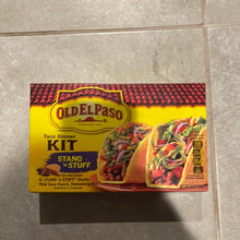Load image into Gallery viewer, Old El Paso Taco Dinner Kit - Stand &amp; Stuff Taco Shells
