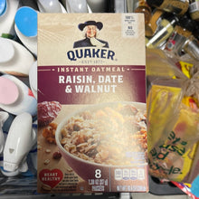 गैलरी व्यूवर में इमेज लोड करें, Quaker Instant Oatmeal Raisin, Date &amp; Walnut

