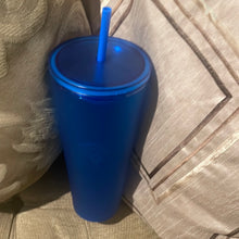 Load image into Gallery viewer, Starbucks 2023 Spring Bluebell Soft touch 24oz Venti Tumbler
