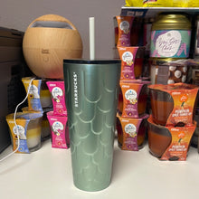 이미지를 갤러리 뷰어에 로드 , 2022 Starbucks Stainless Steel Mermaid Tail Venti Tumbler 24oz
