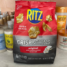 Load image into Gallery viewer, Ritz Crisp &amp; Thins Original w/creamy Onion &amp; Sea Salt
