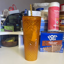 Load image into Gallery viewer, 2022 Starbucks Orange Mango Venti Tumbler 24oz
