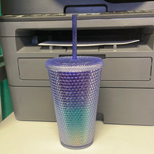 이미지를 갤러리 뷰어에 로드 , Starbucks Studded Blue Ombre 16oz Plastic Cold Cup 2021
