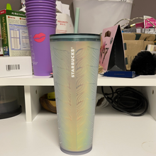 將圖片載入圖庫檢視器 Starbucks Acrylic 50th Anniversary Frosted Sirens Tail Venti Cold Cup 24oz
