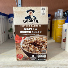 將圖片載入圖庫檢視器 Quaker Instant Oatmeal Maple &amp; Brown Sugar
