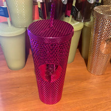 Load image into Gallery viewer, Starbucks Sangria Studded Tumbler 2022 Fall Winter Holiday Bling (24 oz - Venti)
