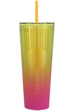 Load image into Gallery viewer, Starbucks Cold Cup Tumbler Venti 24 oz Summer 2022 (Lemon Pink Gradient)
