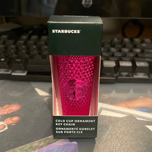 이미지를 갤러리 뷰어에 로드 , Starbucks Holiday 2022 Starbucks Sangria (Hot Pink, Purple) Cup Ornament Key Chain Bling Fall Winter Holiday Christmas 2022
