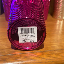 Load image into Gallery viewer, Starbucks Sangria Studded Tumbler 2022 Fall Winter Holiday Bling (16 oz Grande)
