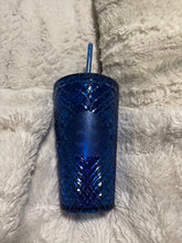 이미지를 갤러리 뷰어에 로드 , NEW Starbucks Holiday 2022 Limited Azure Blue Tumbler Grande 16 oz (NEW 2022)
