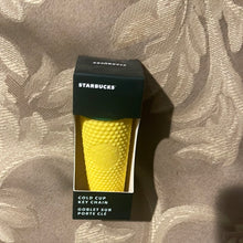 將圖片載入圖庫檢視器 Starbucks 2023 Hawaii 2022 Starbucks Ornament Mini Tumbler Keychain Pineapple Yellow Studded
