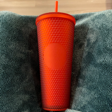 이미지를 갤러리 뷰어에 로드 , Starbucks 2020 Red Studded Holiday Plastic Tumbler - 24oz
