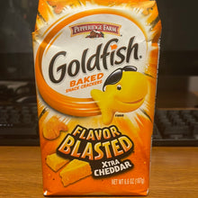 Load image into Gallery viewer, Goldfish Baked Snack Crackers - Flavor Blasted Xtra Cheddar
