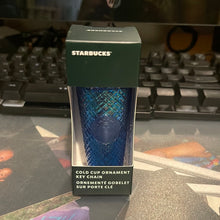 將圖片載入圖庫檢視器 Starbucks Holiday 2022 Starbucks Azure Jeweled Cold Cup Ornament Holiday 2022
