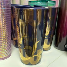 將圖片載入圖庫檢視器 Starbucks Purple and Gold Ceramic Hot 12 oz Mug
