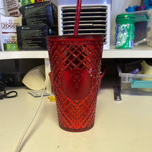 画像をギャラリービューアに読み込む, Starbucks NEW Holiday 2022 Limited Ruby Maroon Dark Berry Tumbler 16 oz (NEW 2022)
